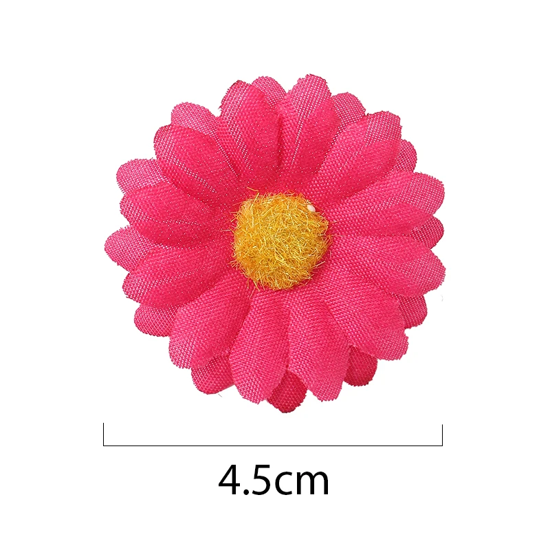 10/50/100PCS Mini Daisy Decorative Artificial Silk Flowers Party Wedding Decoration Home Decor Accessories  Without Stem - view 6