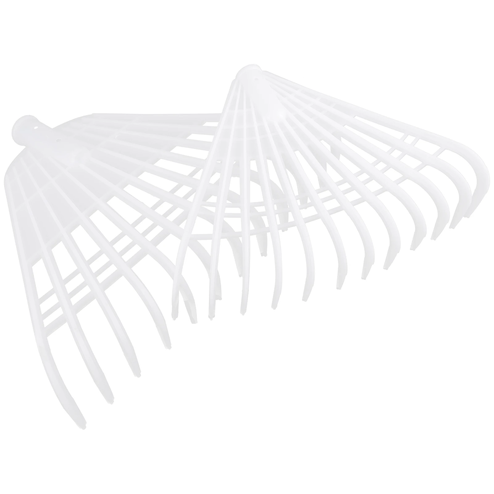 

2pcs Plastic Garden Rakes Leaf Rakes For Weeding Lawn Tools Heavy Duty Hand Rake Yard Cleaning Grass Shrubs Turf Rake Gardening