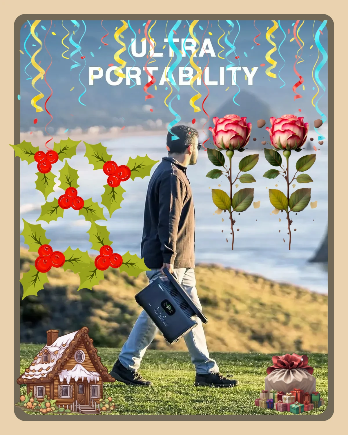 

[XMSJ-Limited Stock, Buy Now!]Infinity 1300 Portable Power Station, 1800W Electric Solar Generator,1382Wh LiFePO4 Battery, 14 Ou