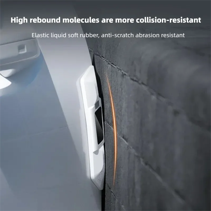 For Car Door Anti-Collision Strip with Static Eliminator, Silicone Anti-Scratch Bumper Guard for Door Edge