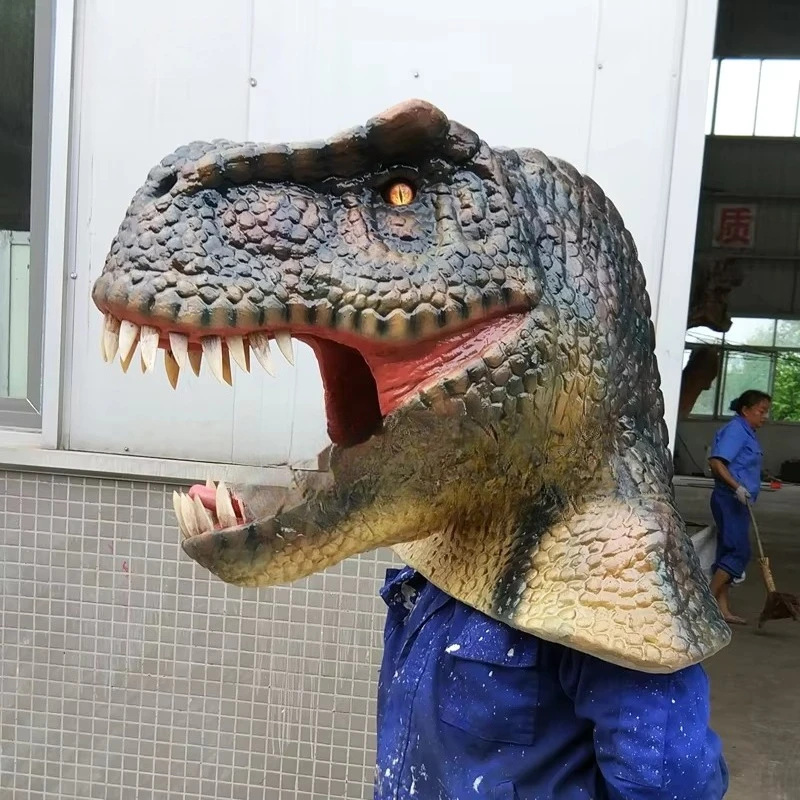 

Realistic Dinosaur Head Mask Prop