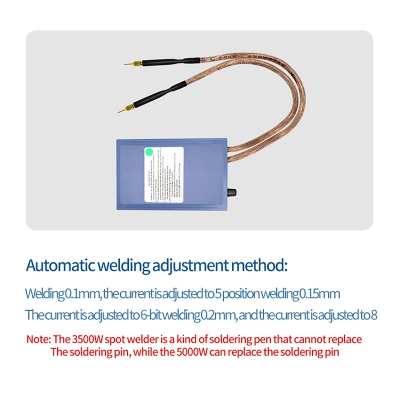 5000W Mini Spot Welder Machine DIY Kit 18650 Battery Pack Welding Tools Portable Weldingpen Machine