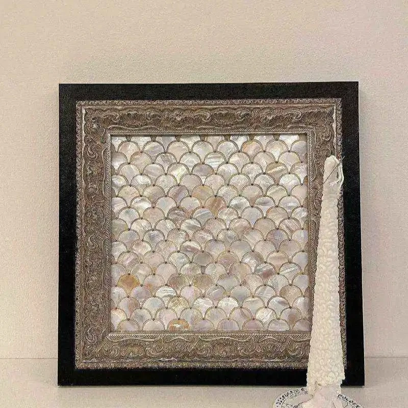 

1pc Shell Mosaic Tile Sticker Mother of Pearl Natural Wall Tiles Bathroom Background Kitchen Wallpaper Shower Decorative 97