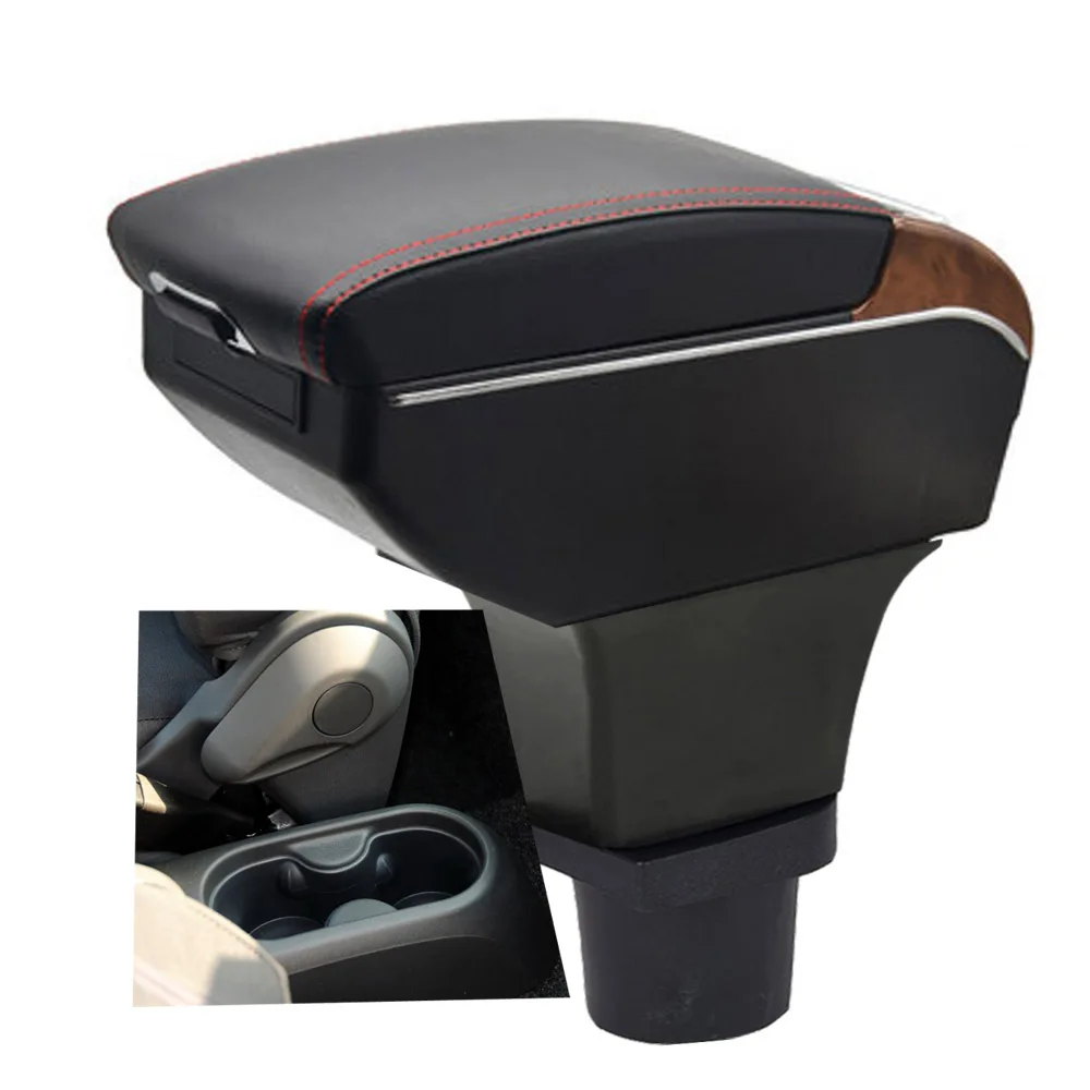 For Fiat 500 Armrest Box Interior Parts Car Center Console Arm Storage Elbow Rest with USB