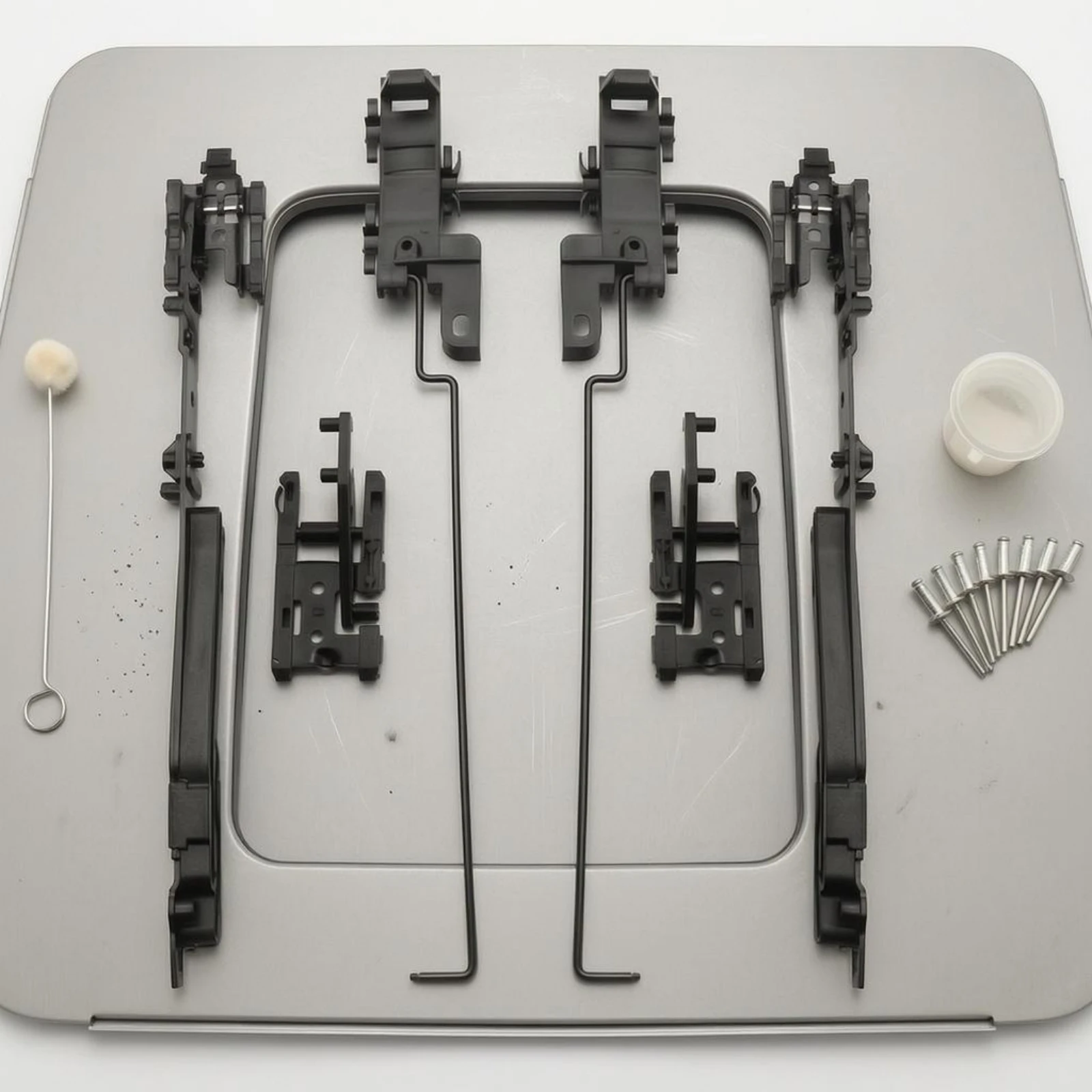 Sunroof and Window Repair Kit Mounting Brackets Sunroof Track Repair Kit Auto Part Metal Rods Vehicle Hardware