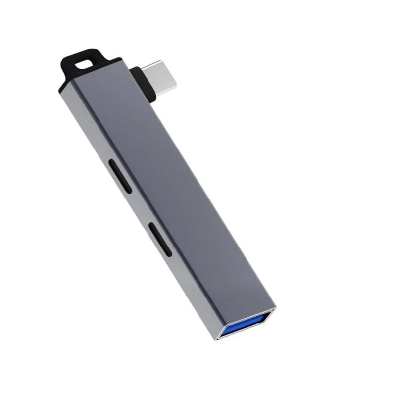 E8BA 쉽게 운반하고 보편적 인 호환 능력을위한 교수형 구멍 디자인이있는 세련된 USB C 허브 C 확장 허브