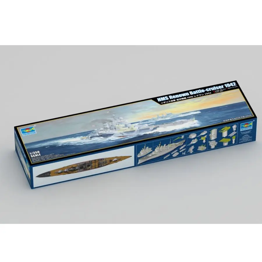 Trumpeter  Plastic Model Kit 05376 1/350 Scale HMS Renown Battle-cruiser 1942