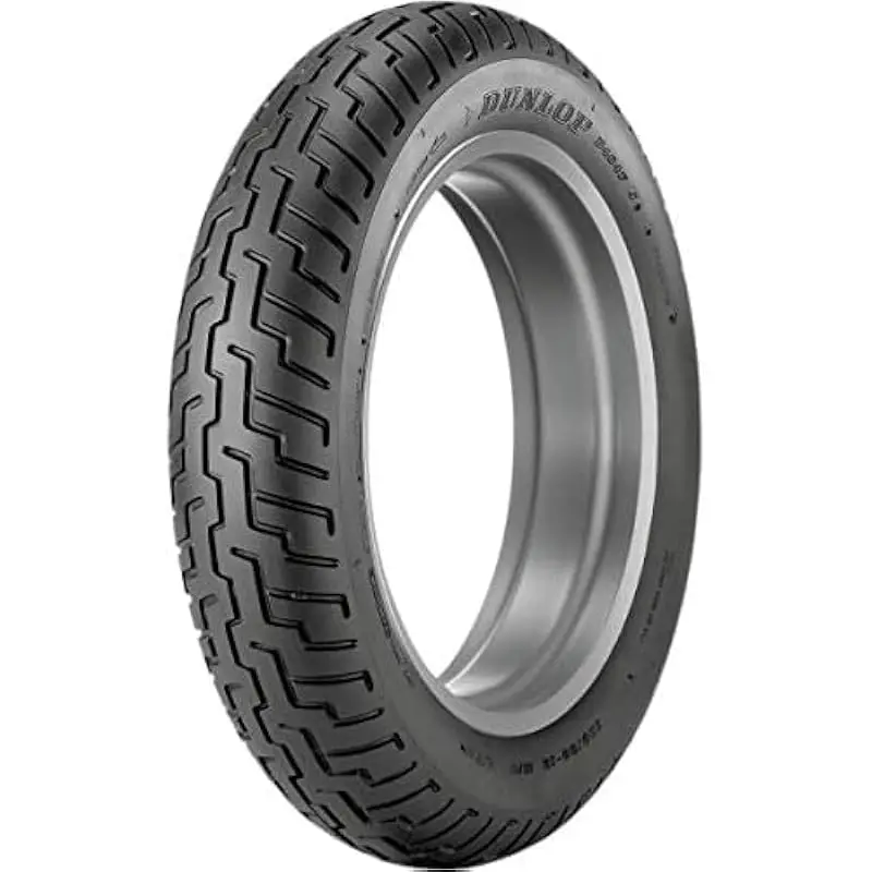 D404 Front Motorcycle Tire 120/90-17 Tube-Type Black Wall Directional Tread 64S Load Index 617 lbs 4.8 mm Depth Fits Honda VT750