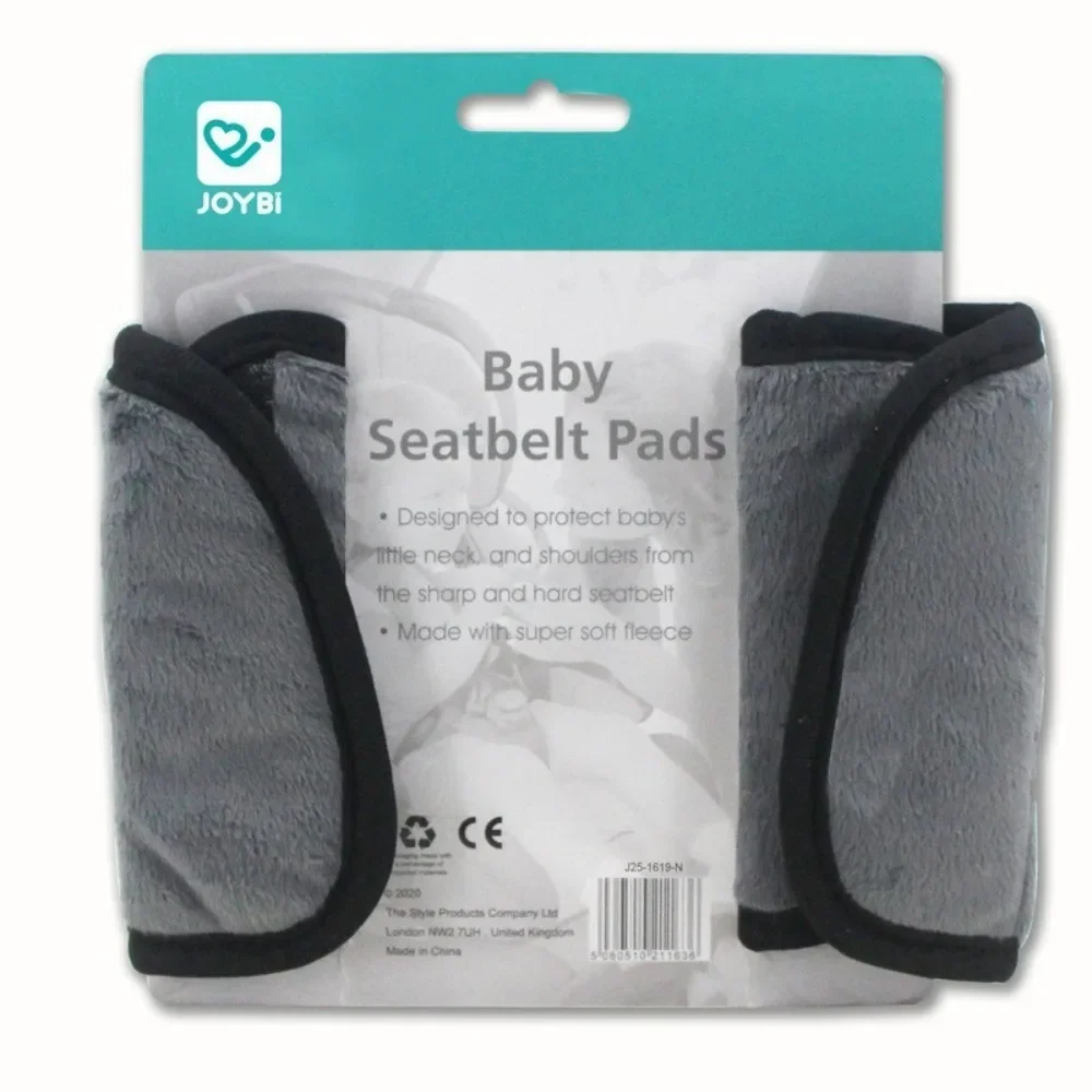 

1 Pair Plush For Infants Soft Strap Vehicle Cover Car Seat Belt Cushion Shoulder Pad Stroller Kids Baby Safety