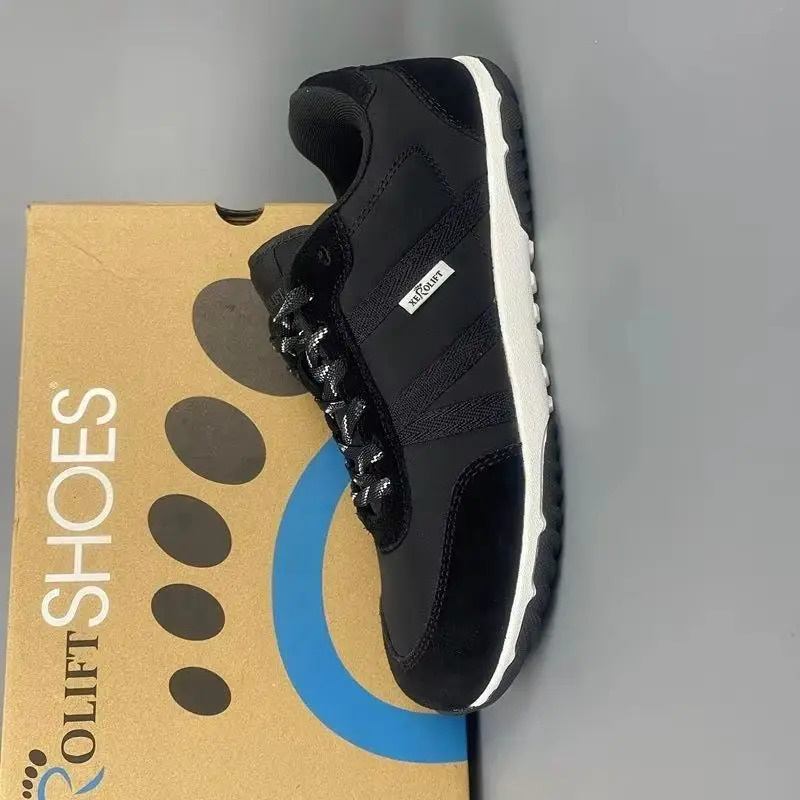 

Новые мужские кроссовки для тяжелой атлетики 2026 года, черно-серые, дизайнерские, для приседаний и становой тяги, широкие, для спортзала