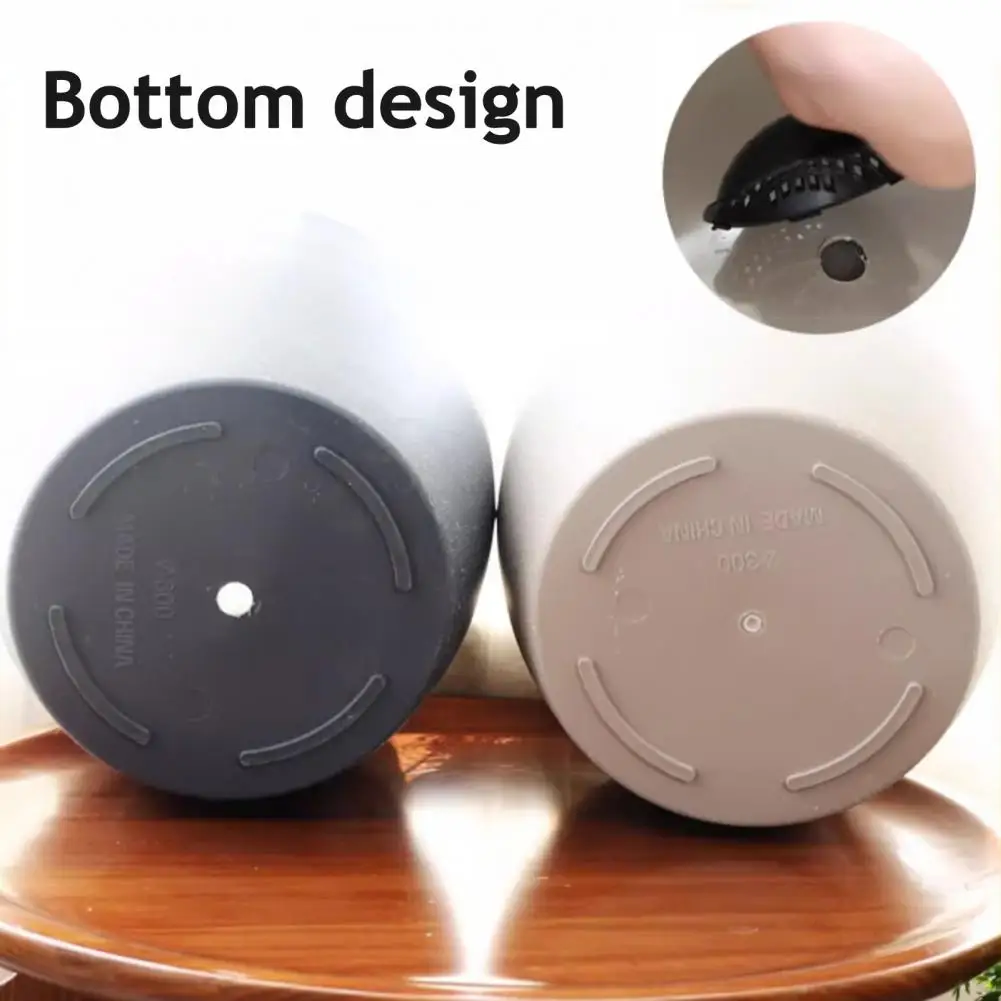 Functional Planters for Room Modern Stone-look Plant Pot with Saucer Gray Flower Planter with Drainage Holes Indoor Outdoor