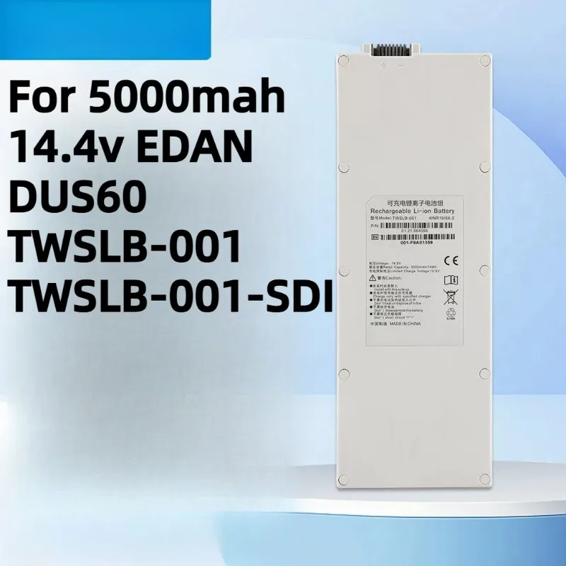 For 5000mah 14.4v EDAN DUS60 TWSLB-001 TWSLB-001-SDI ultrasonic battery