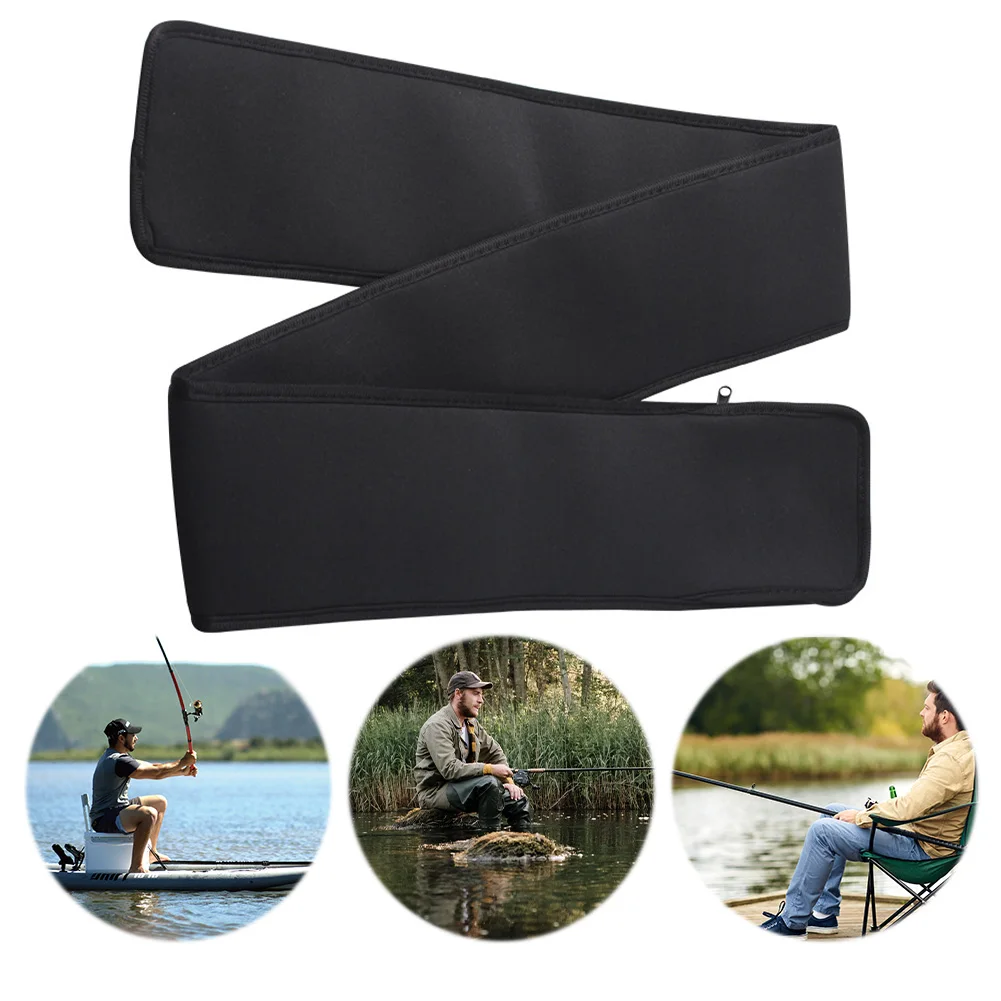 طبقة مزدوجة الصيد رود حقيبة للطي قصبة صيد خشبية حقيبة قصبة صيد خشبية الناقل الصيد الملحقات #3