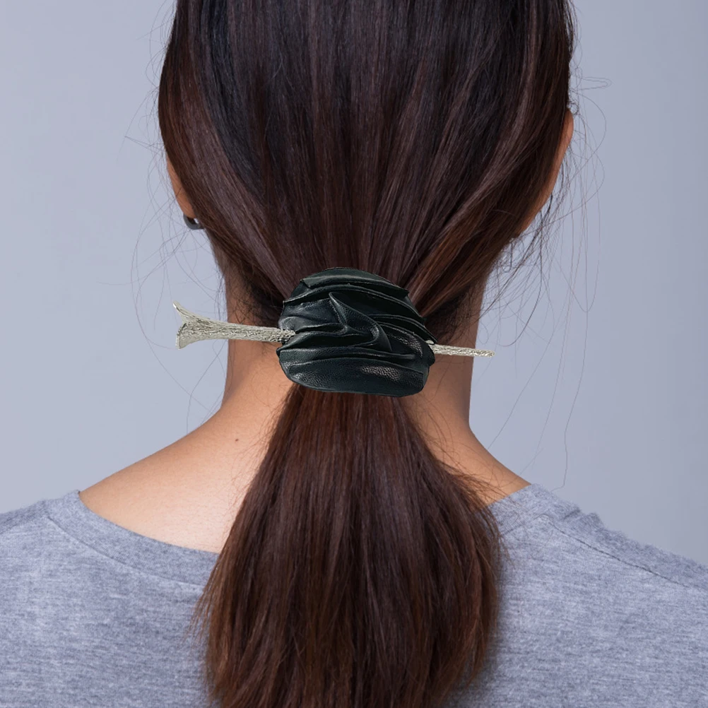 

Hairpin Stick Bun White Ponytail Hair Barrettes Chignon Girl Hairstyle Bun Hair Stick Wedding Party Prom