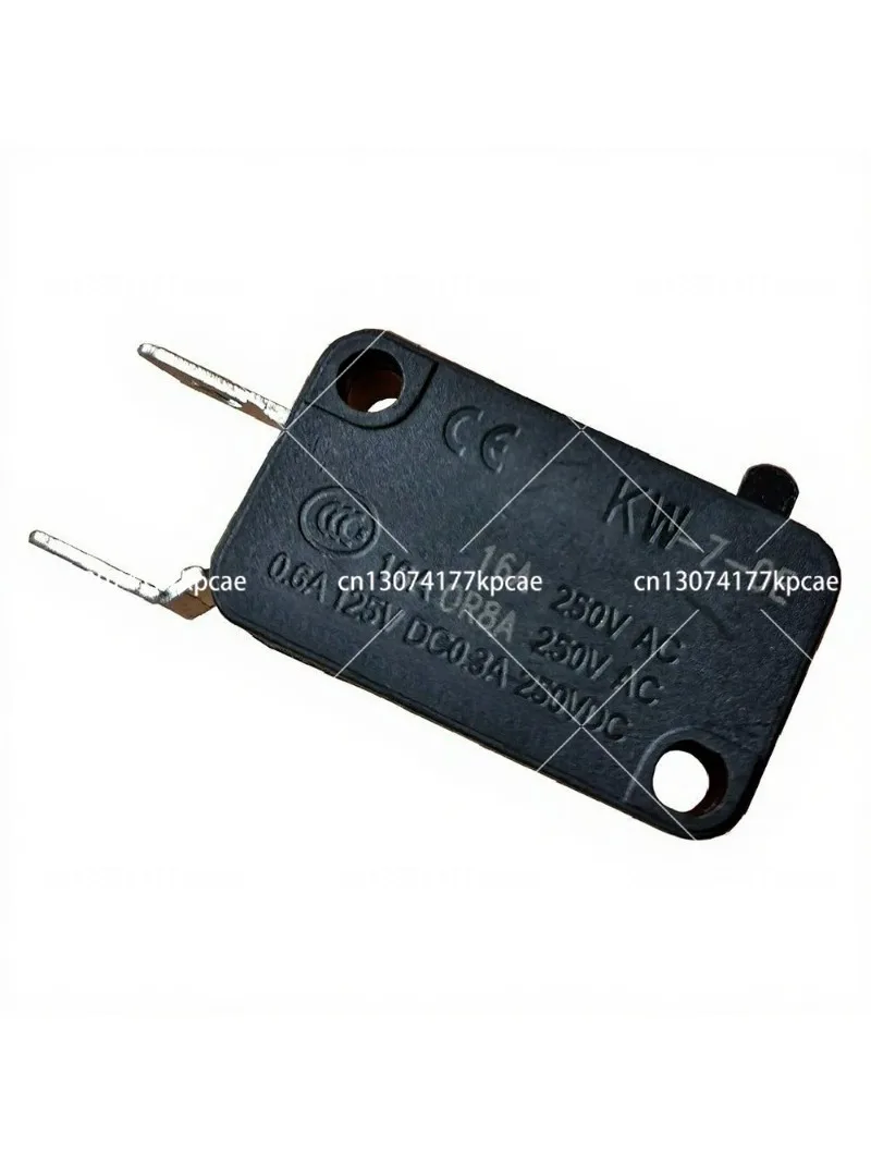 LEMA KW7-0E Electric Automation Microswitches No Lever Short Plunger SPST Normally Close Micro Switch 16A 2Pin, 6-Pack
