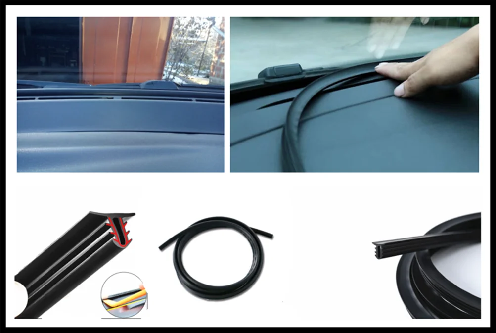 

Car shape rubber instrument panel seal strip soundproof and dustproof for Mercedes Benz GLC63 GLA45 GLA G650 E63 E-Class A170