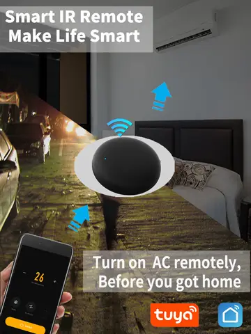 Tuya WiFi IR Remote Control Smart Universal for TV Air Conditioner Alexa Remote Control Work with Google Home Yandex Google