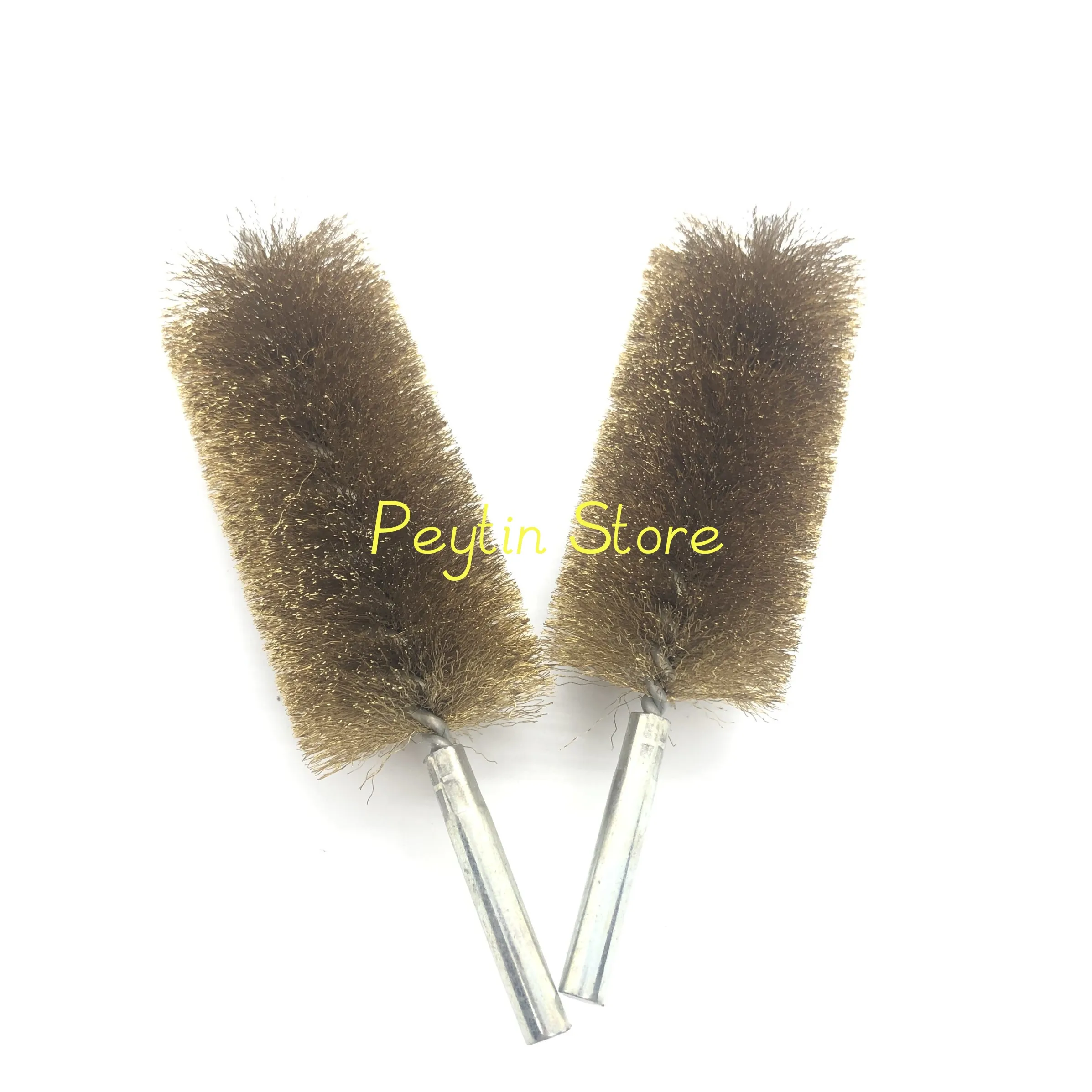 2Pcs 15/18/20/25/30/35/40/45/50/60mm Brush Dia Flourish Brass Wire Pipe Tube Cleaning Chimney Brushs