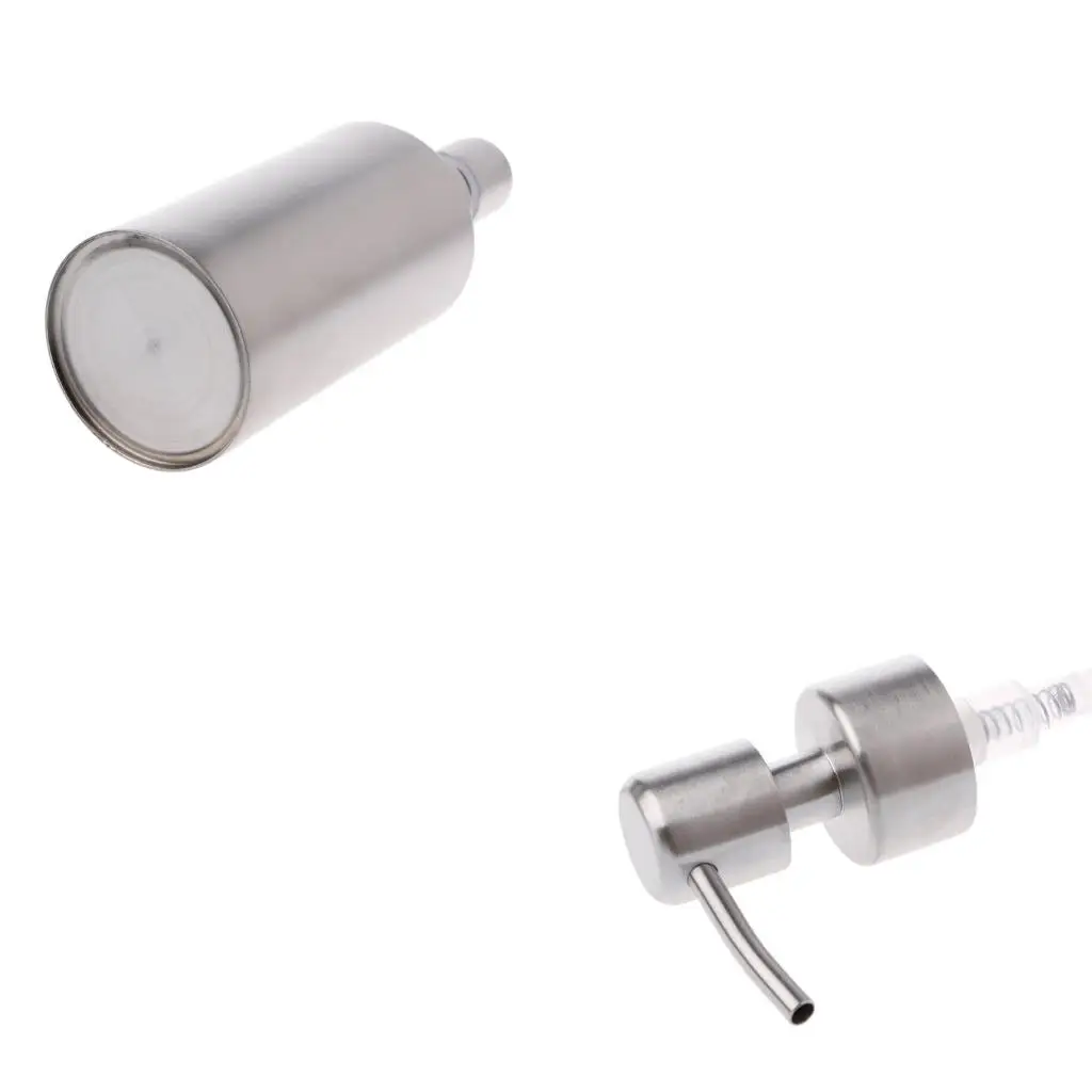 

304 Stainless Steel Liquid Soap Lotion Dispenser Bottle Kitchen Bathroom