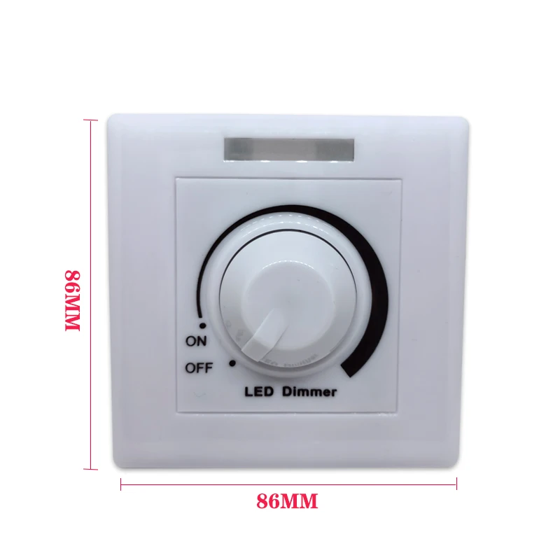 Imagem -02 - Dimmer Remote Infrared Dimmer Switch Dimmer Driver tipo 86 110220v 200w 300w 500w Scr Knob