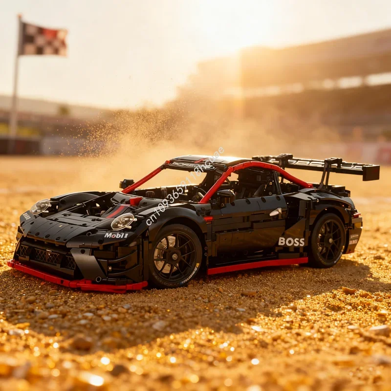 

3511pcs MOC Porscheed R Technical Model Building Blocks Christmas Gift Architecture Toy Assemble Creative Education Brick Kids