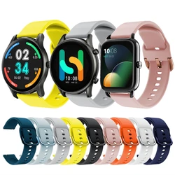 Silicone Wrist Band For Haylou GS RT RT2 RS3 RS4 PLUS GST Lite Sport Bracelet For Haylou Solar LS02 Adjustable Smart Watch Strap