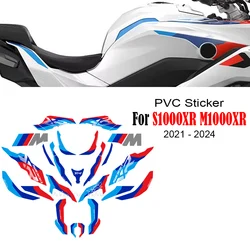 2021 2022 2023 2024 Motorcycle For BMW S1000XR S1000 XR M1000 M1000XR Protector Tank Knee Pad Grips Gas Fuel Oil Stickers Decals