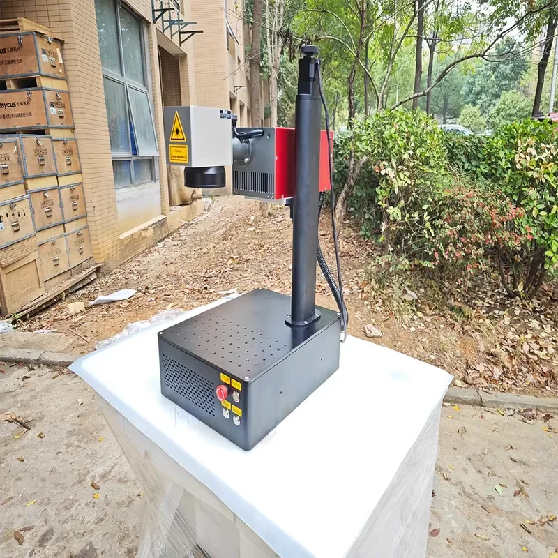Glass Print Photo Projection Jewelry Machine on Glass Portable Uv--marking-machine 5W Uv Fiber Marking Machine
