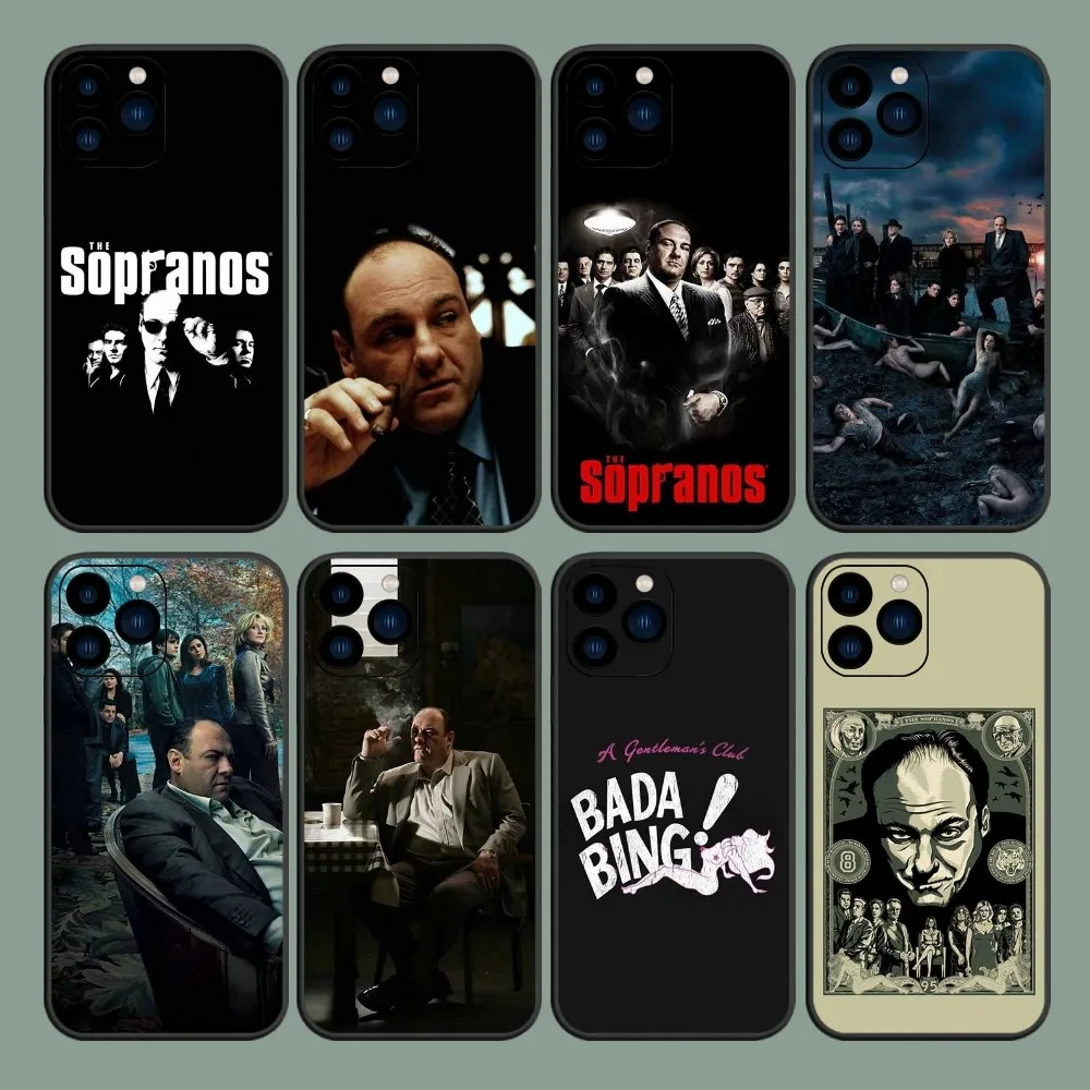 America TV The Sopranos Phone Case For iPhone 8 11 12 13 14 15 Mini X XR XS PRO MAX Plus Shell