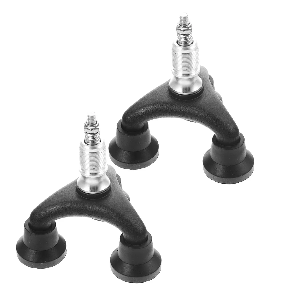 

2Pcs Trekking Pole Tips Durable Non-Slip Cane Feet Base Replacement for Hiking Sticks and Crutches Hiking Stick Tips