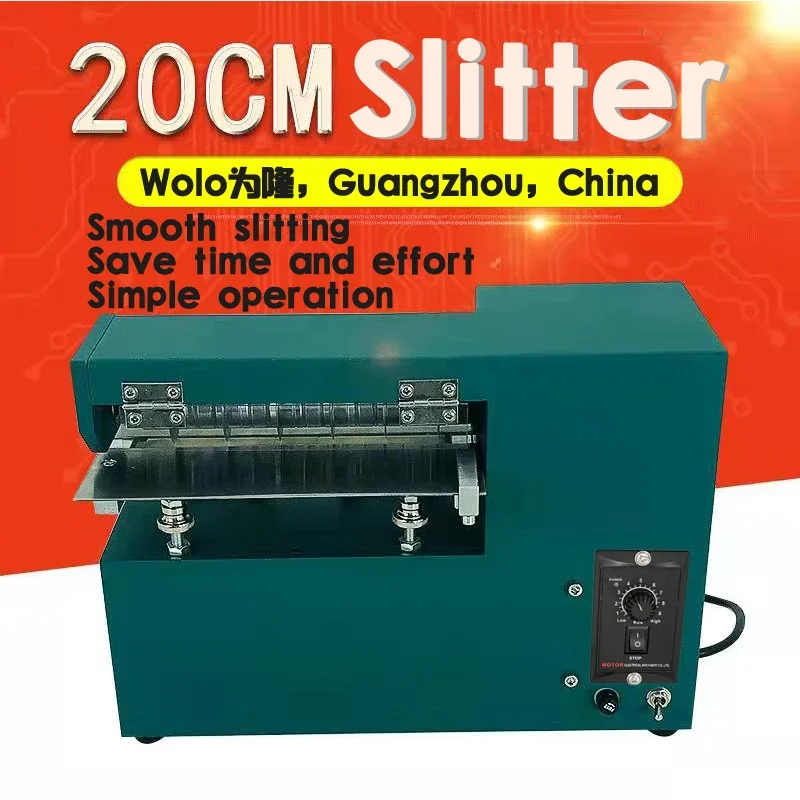 20CM Speed Cutting Machine Leather Cutting Machine Paper Cutting Machine for Tinfoil Plastic Sheets
