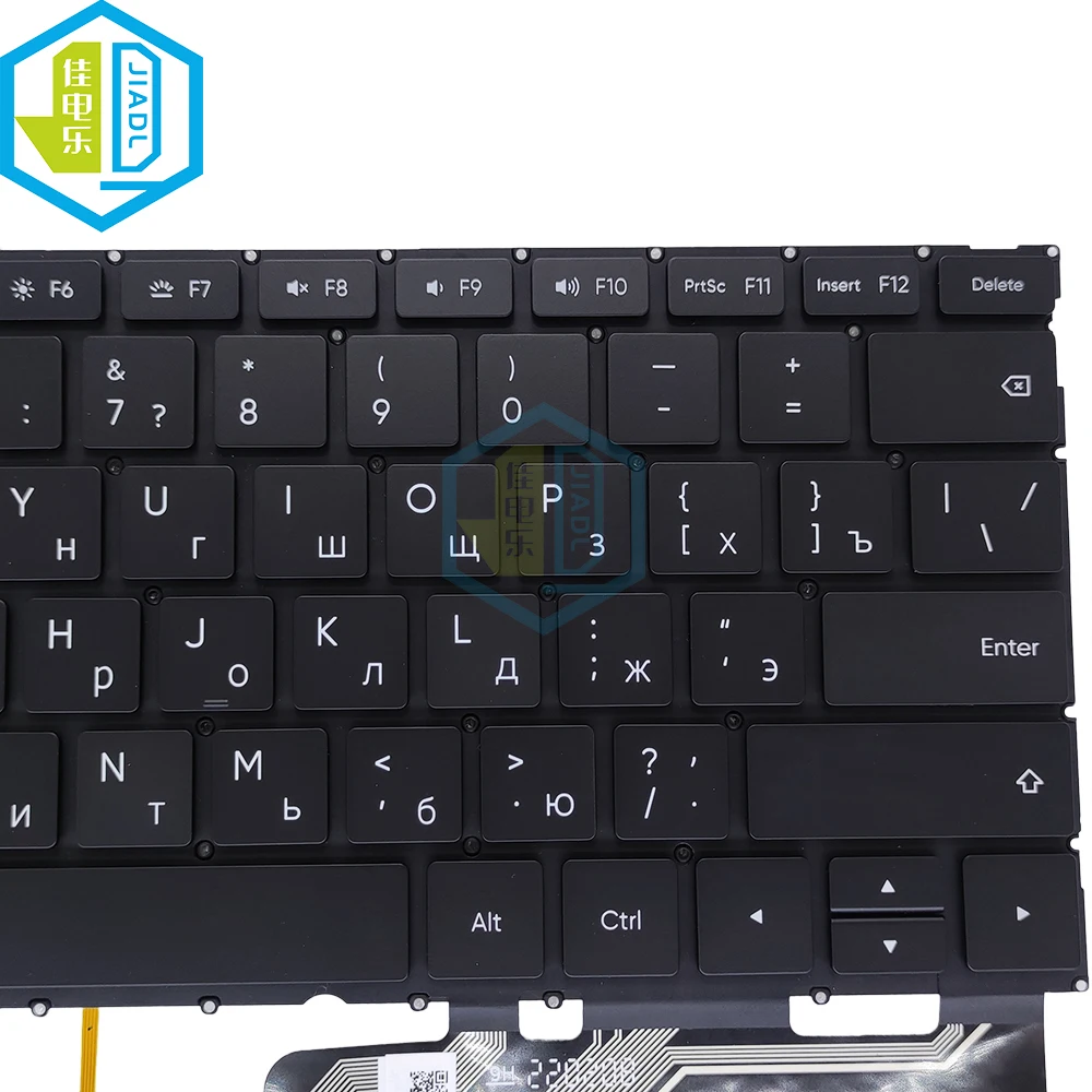 Imagem -02 - Teclado Retroiluminado Russo Notebook Backlight Teclados de Substituição ru Rus Huawei Nsk7a00bn 9z.nk3bn.00r Hq21017357000 Novo