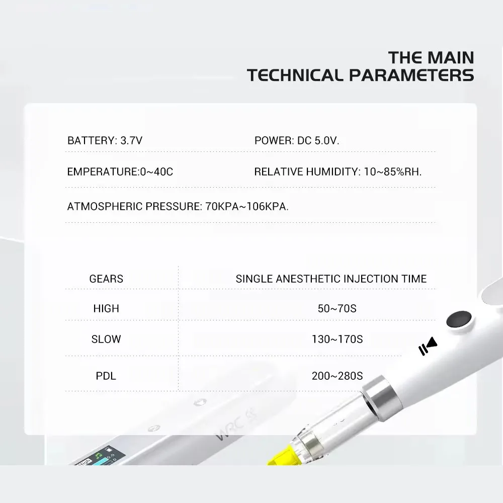 Dental Painless Oral Anesthesia Injector Dental Anesthesia Booster Device Dynamic Pressure Feedback Precise Dentist tools