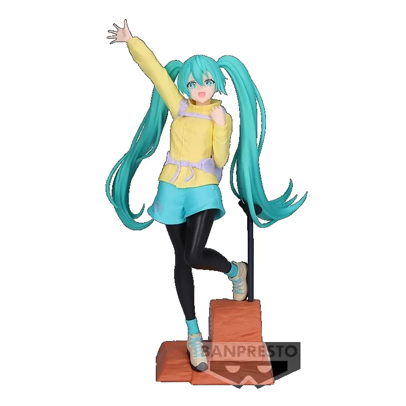 BANDAI Hatsune Miku recuerdos navideños montañismo colección de entretenimiento ornamento modelo de figuras de acción juguete para niños