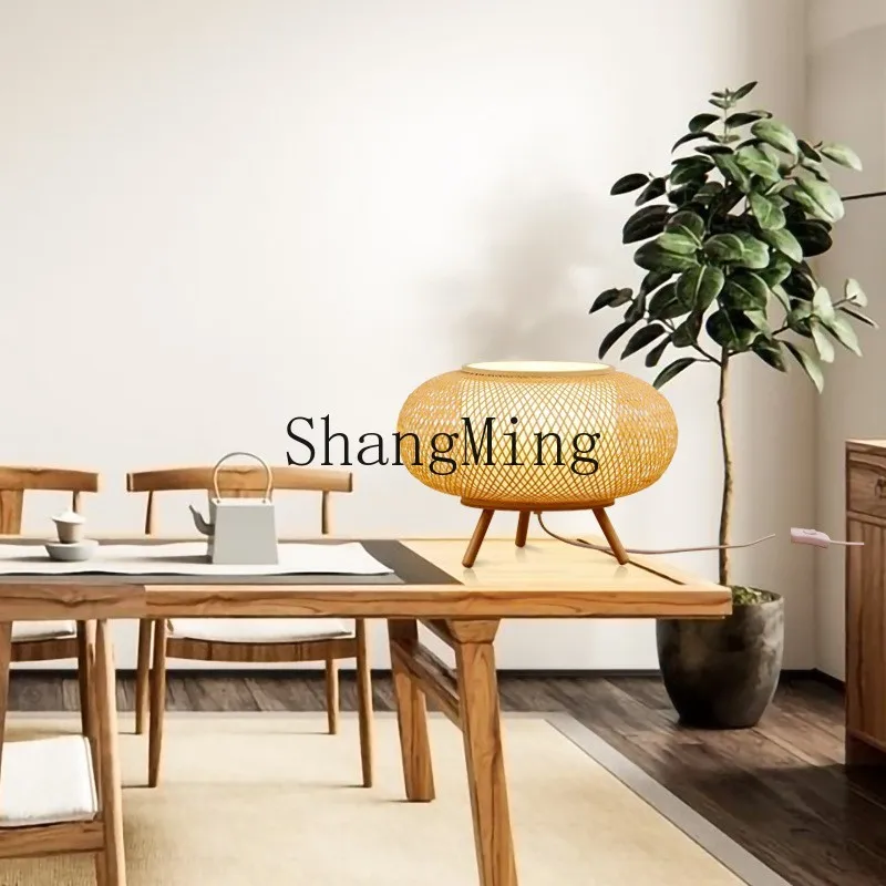 

ZYY home Chinese ornaments retro living room B & B tea room bamboo atmosphere decoration