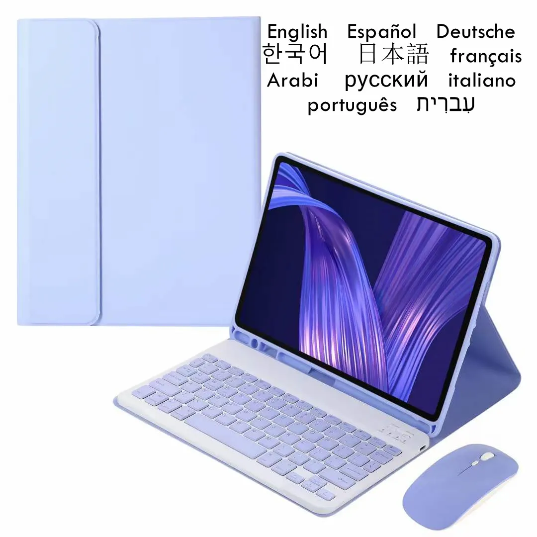 

For Samsung Galaxy Tab S9 Case 11 inch SM-X710 with Keyboard Case Magnetic Book Cover for Samsung Galaxy S9 Teclado Tablet Case