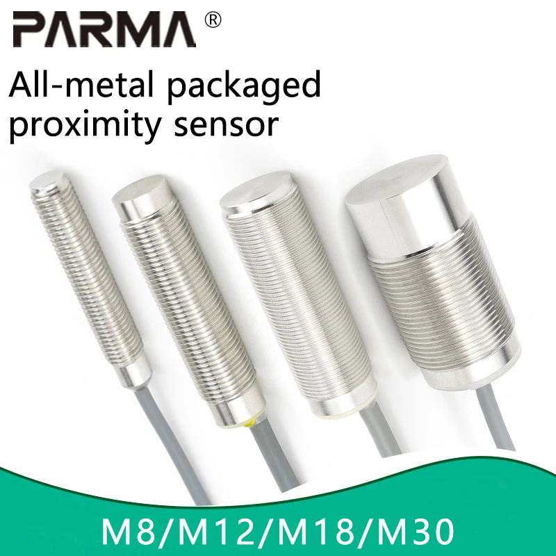 

M8/M12/M18/M30 all-metal packaged proximity switch sensor inductive three-wire NPN/PNP/NO/NC
