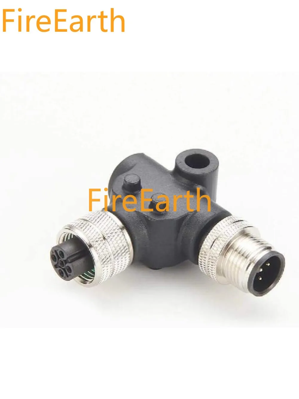 

M12 5Pin L Type Adapter A Code 5 Pin Male to Female Adapter Waterproof Adapter