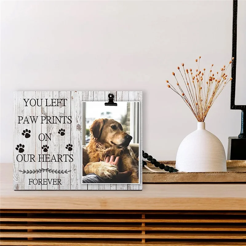 New Pet Picture Frame Dog Frame 4X6 Memorial Pet Loss Picture Frame for Pet Lover,Birthday Gift