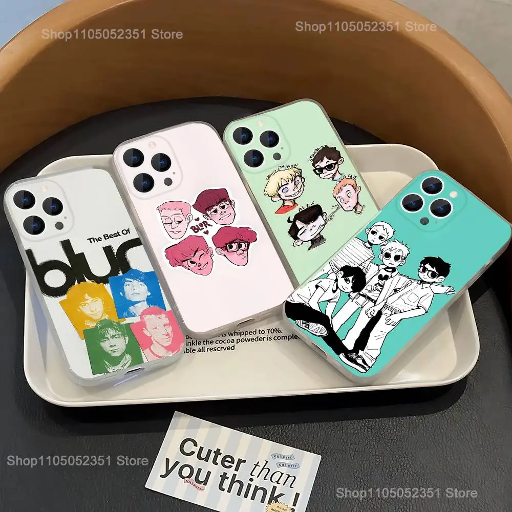 

B-Blur The Ballad of Darren Phone Case For iPhone 16,15,14,13,12,11 Pro,Max,Plus,X,XS,XR,SE,Mini Transparent Silicone Soft