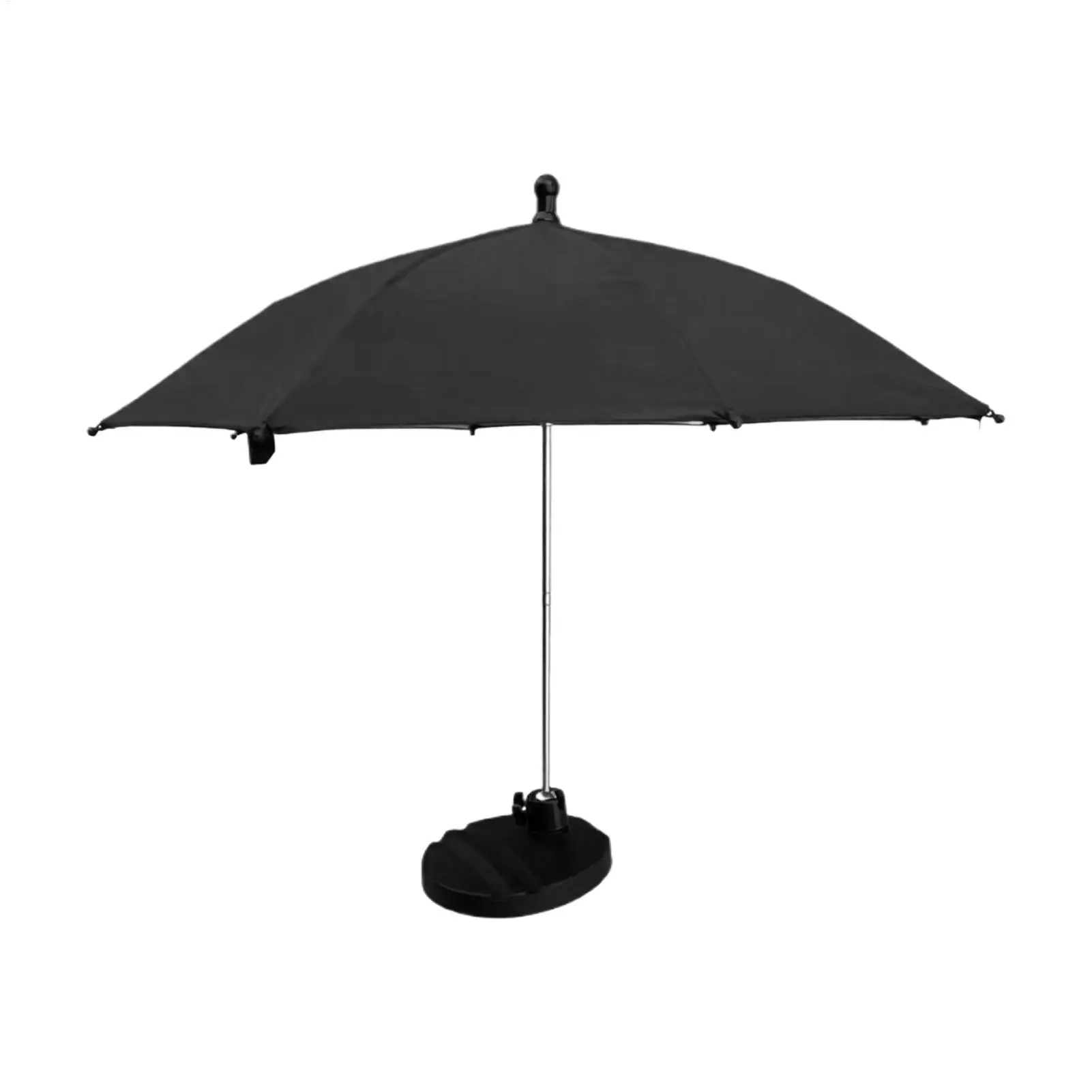 Mini Drink Umbrella Telescopic Windproof Phone Sunshade With Base Mini Phone Umbrella For Outdoor Patio Pool Camping Picnic