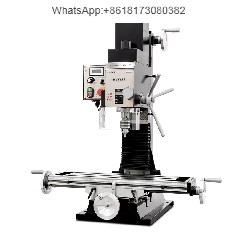 Fresatrice silenziosa per foratura e panca CTV36 a velocità continua per foratura da banco e piccola fresatrice