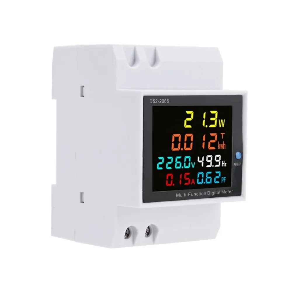 

6IN1 Function Digital Multi-function Meter LED Display Voltage Current Electric Energy Meter 110V 220V 380V 100A