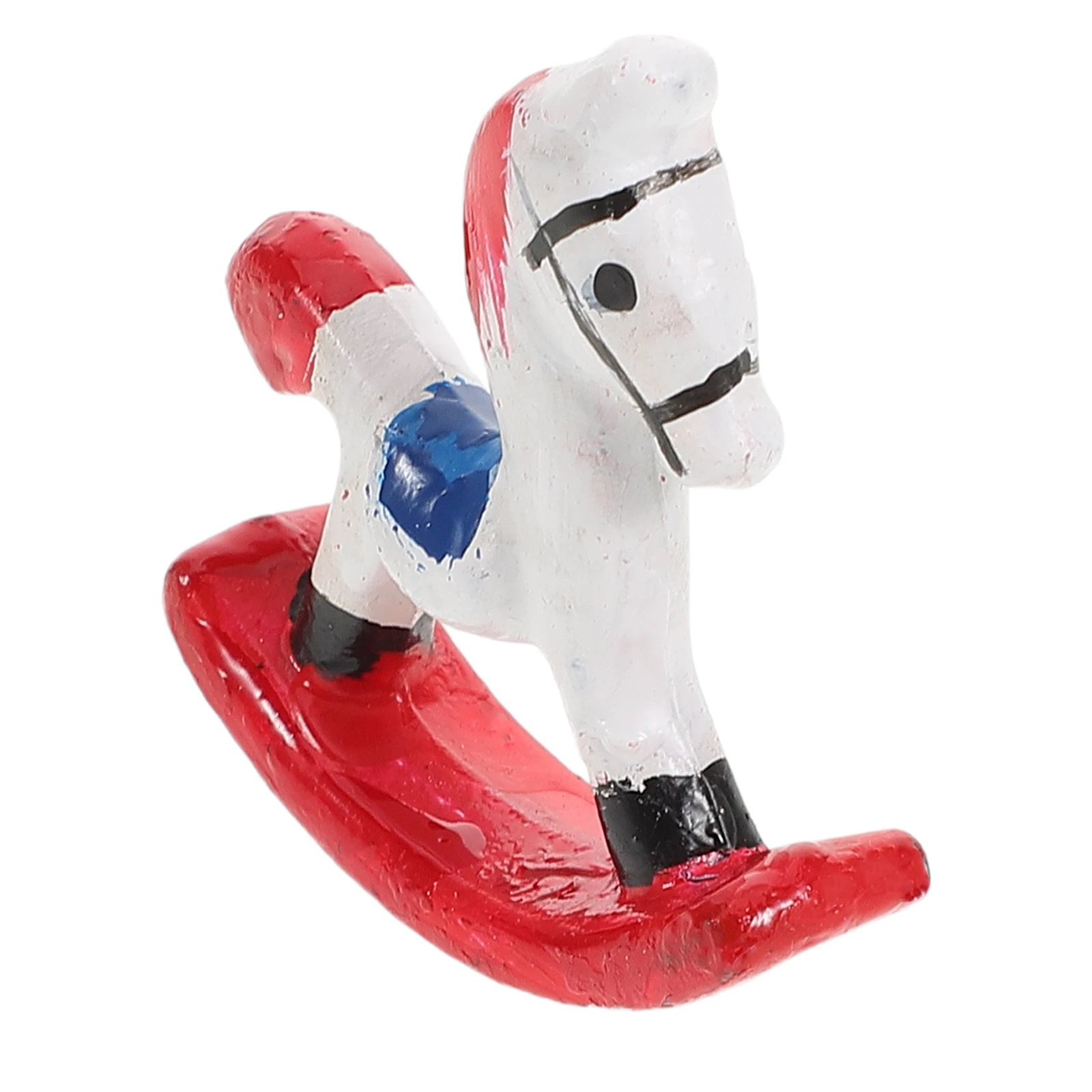 

Miniature Dollhouse Rocking Chair Metal Design Nursery Playroom Decor Dollhouse Furniture Accessory Mini Chair