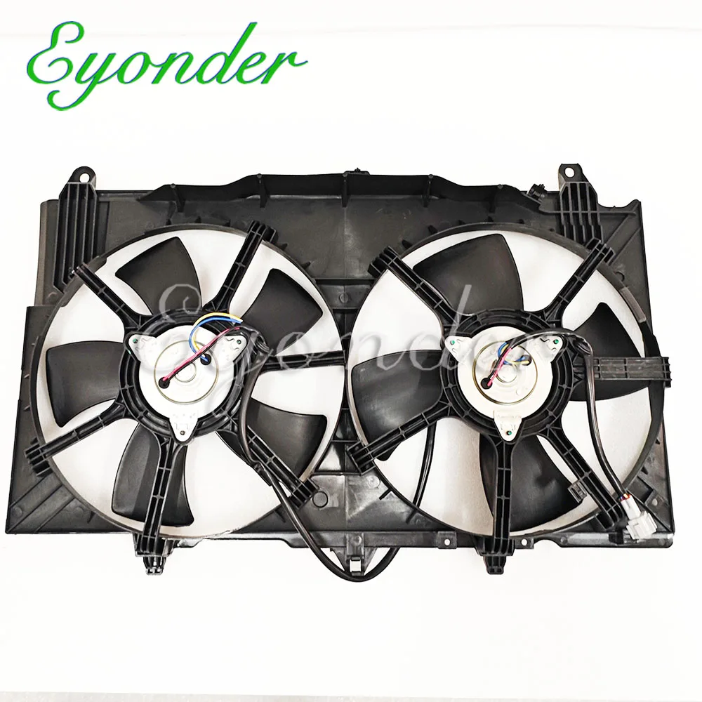 

Cooling Radiator Fan for NISSAN 350Z INFINITI G35 21481CD700 21481CD70A 21481CG010 21483CG010 21481-CF40A 21481-CF40B