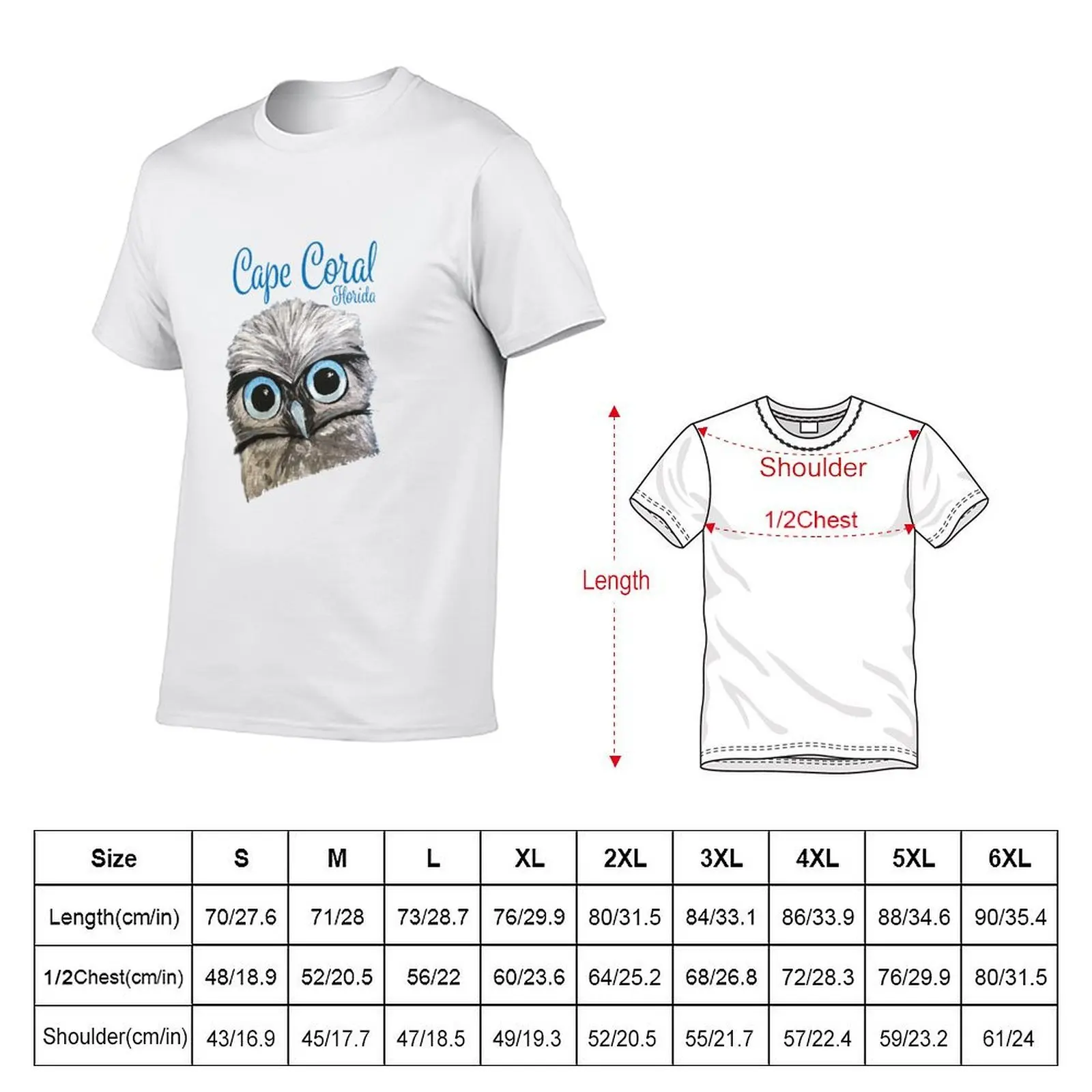 Cape Coral Florida Burrowing Owl T-Shirt new edition shirts graphic tee oversized t shirt men