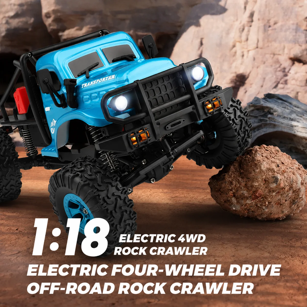 184020 1/18 Scale 4WD RC Car 2.4G Full Proportional High Speed Remote Control Vehicle RTR for Kids and Adults