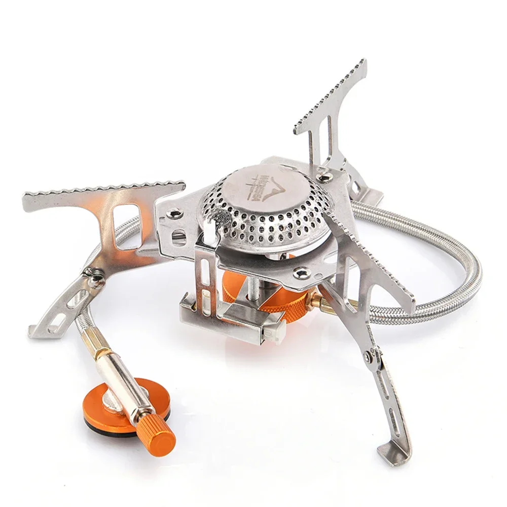 

Camping Gas Stove Outdoor Tourist Burner Strong Fire Heater Tourism Cooker Survival Furnace Supplies Equipment Picnic Grilling