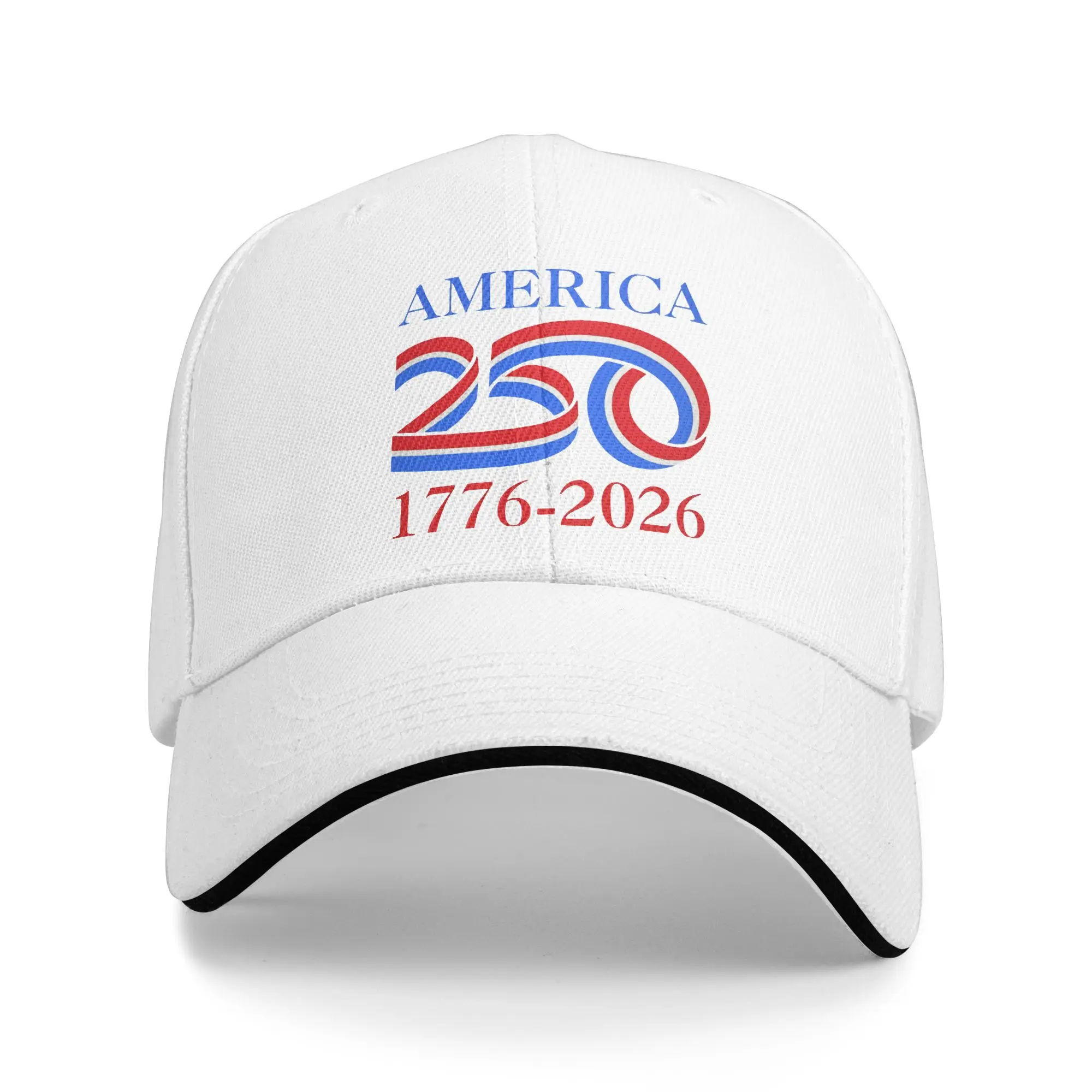 250 Years America  Casual Baseball Cap Summer  Trucker Hat Dropshipping Running Hippie Hip Hop Hats Men Women Baseball Caps