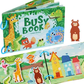 Montessori Baby Busy Sticker Book 1